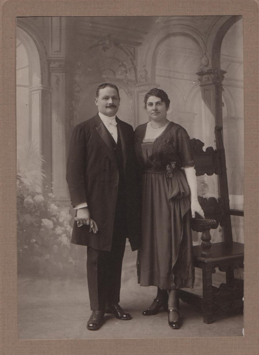 photo mariage Eugène et Germaine Thorelle